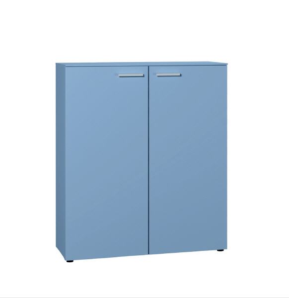 Highboard / Kommode 118cm blau mit Griff garda living Highboard / Kommode 118cm blau mit Griff garda living