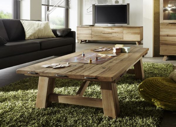 Couchtisch CASTLE Eiche Massiv Couchtisch CASTLE Eiche Massiv