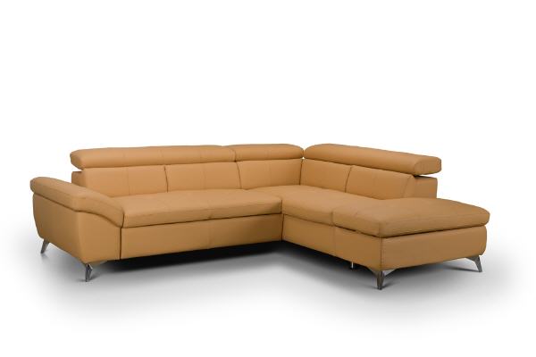 Ledersofa Percy amber Pearcy