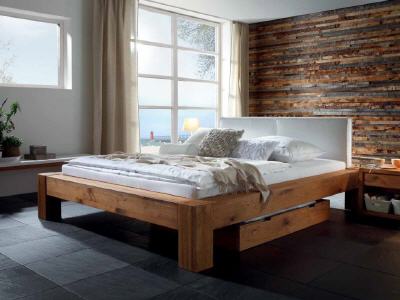 Bett Massiv Wildeiche Bormio