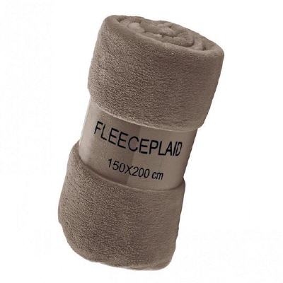 Fleecedecke Koral kaffee