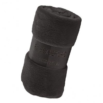 Fleecedecke Koral schwarz