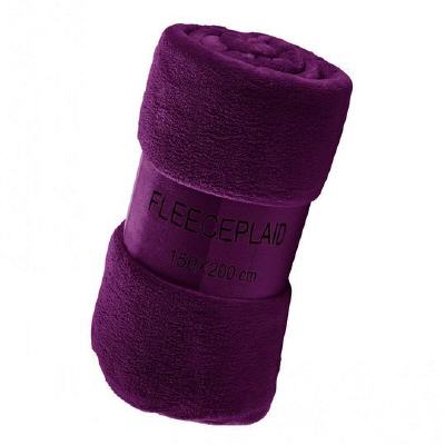 Fleecedecke Koral purple